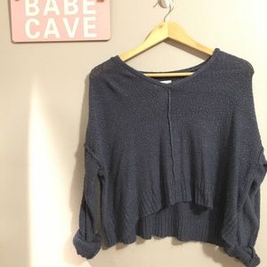 Cozy navy sweater